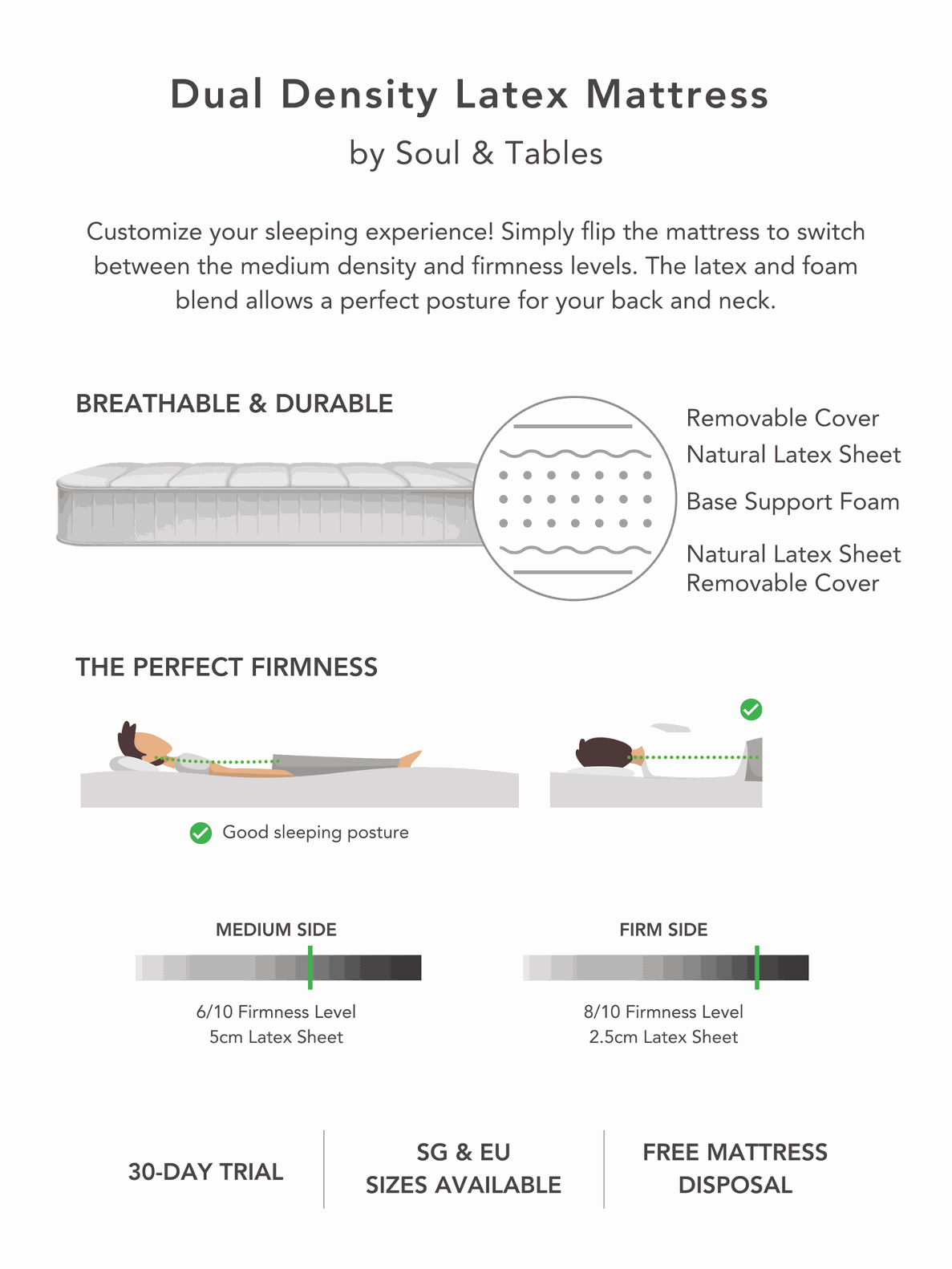 high quality latex mattress singapore