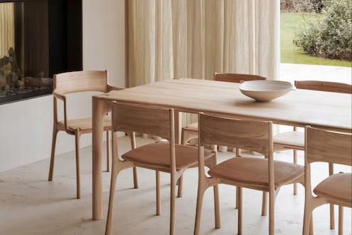 Image 25: Soul & Tables oak dining table and chairs