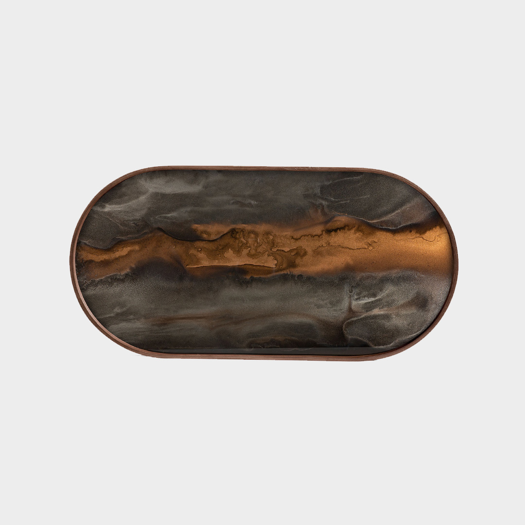 Bronze Organic Tray