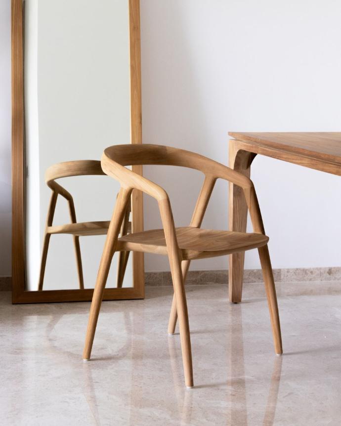 Solid Oak & Teak Dining Chairs