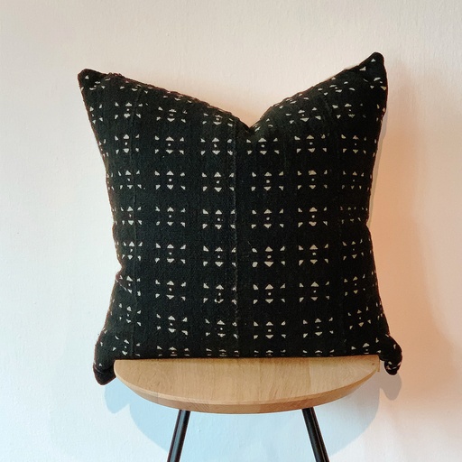 Mae Woven - Quella Black Cushion Cover 50cm x 50cm