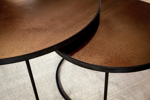 Bronze Nesting Coffee Table Set