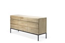 51115 Oak Ligna sideboard - 3 opening doors 3 drawers - black metal legs_7.jpg